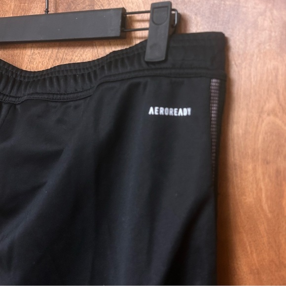 Adidas Track Pant Joggers Tapered Fit Women’s  Black/Pink Athletic Climacool - Picture 8 of 8